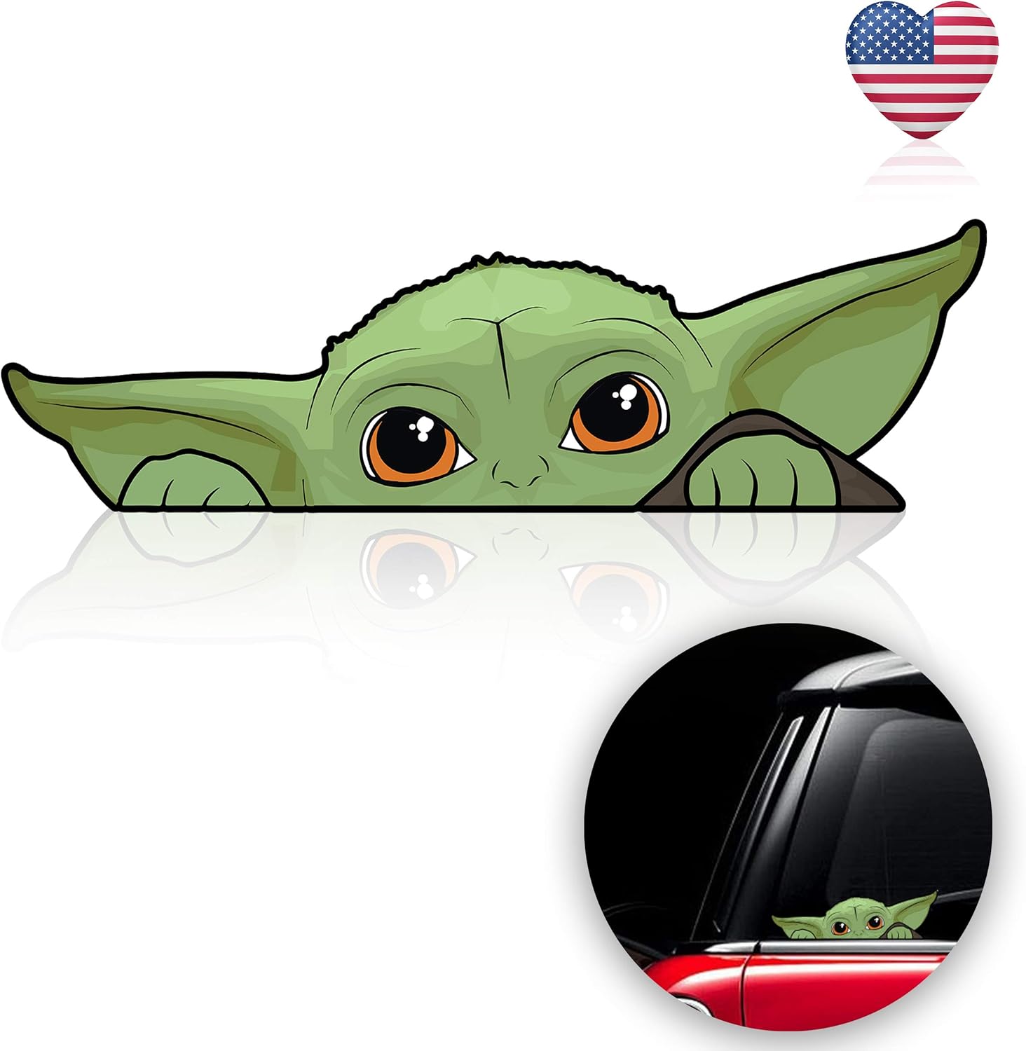 yoda bumper sticker