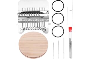 Patch Maker Kit, Knitting Kit for Beginners, Portable Patch Darning Kit, Mini darning Tool Set for Quickly Sewing Repair, Sew