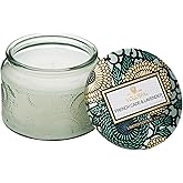 Voluspa French Cade Lavender, Petite Candle Jar, 3.2 oz, 25 Hour Burn Time, Coconut Wax for Clean Burning, Handcrafted in the USA