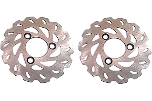PGONA ATVPC Front Brake Rotors for Suzuki QuadRacer 450 2x4 2006-2009 LT-R450