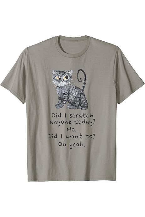Fine Funny cat T-Shirt 
