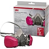 3M P100/OV Odor/Particulate Multi-Purpose Reusable Respirator 65021, NIOSH-APPROVED Organic Vapor Cartridge, Medium