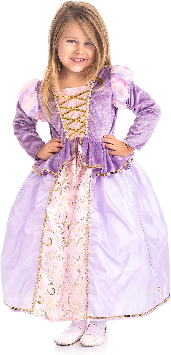 Little Adventures Classic Rapunzel Princess Dress Up Costume: Clothing