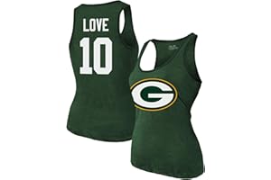 Majestic Threads Women's NFL Name & Number Tri-Blend Tank Top