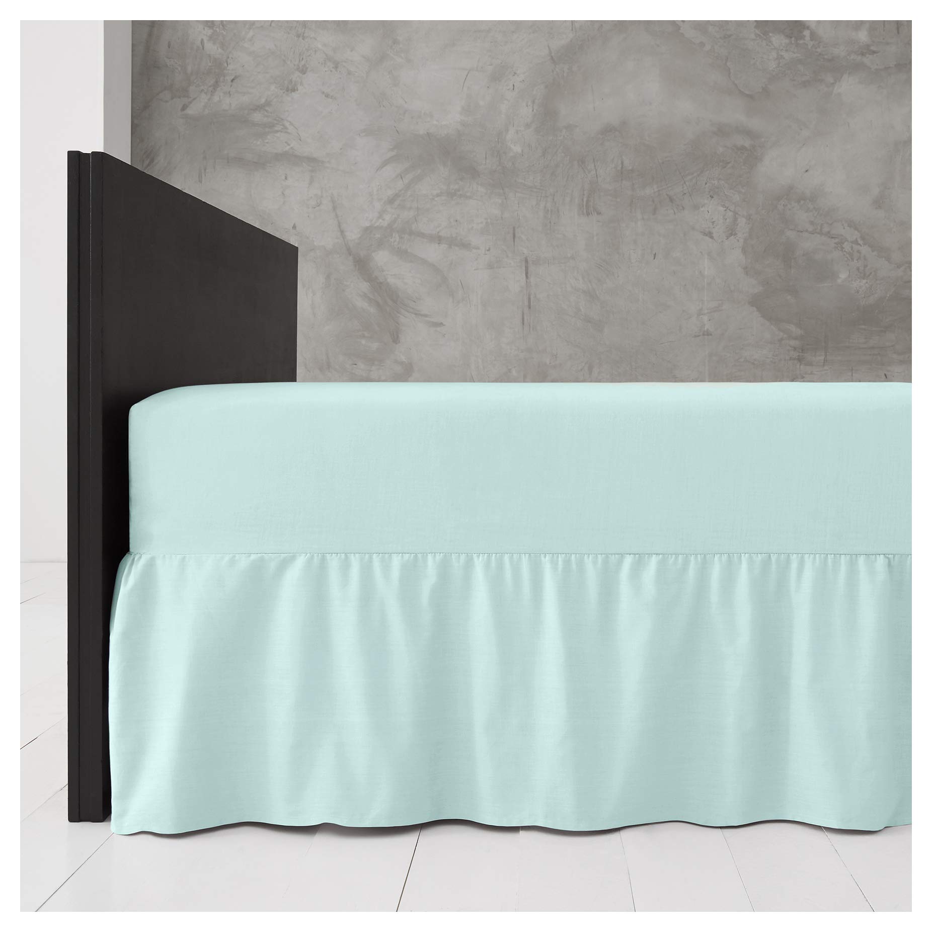 GC GAVENO CAVAILIA Valance Sheet, Polyester-Cotton, Aqua, Double