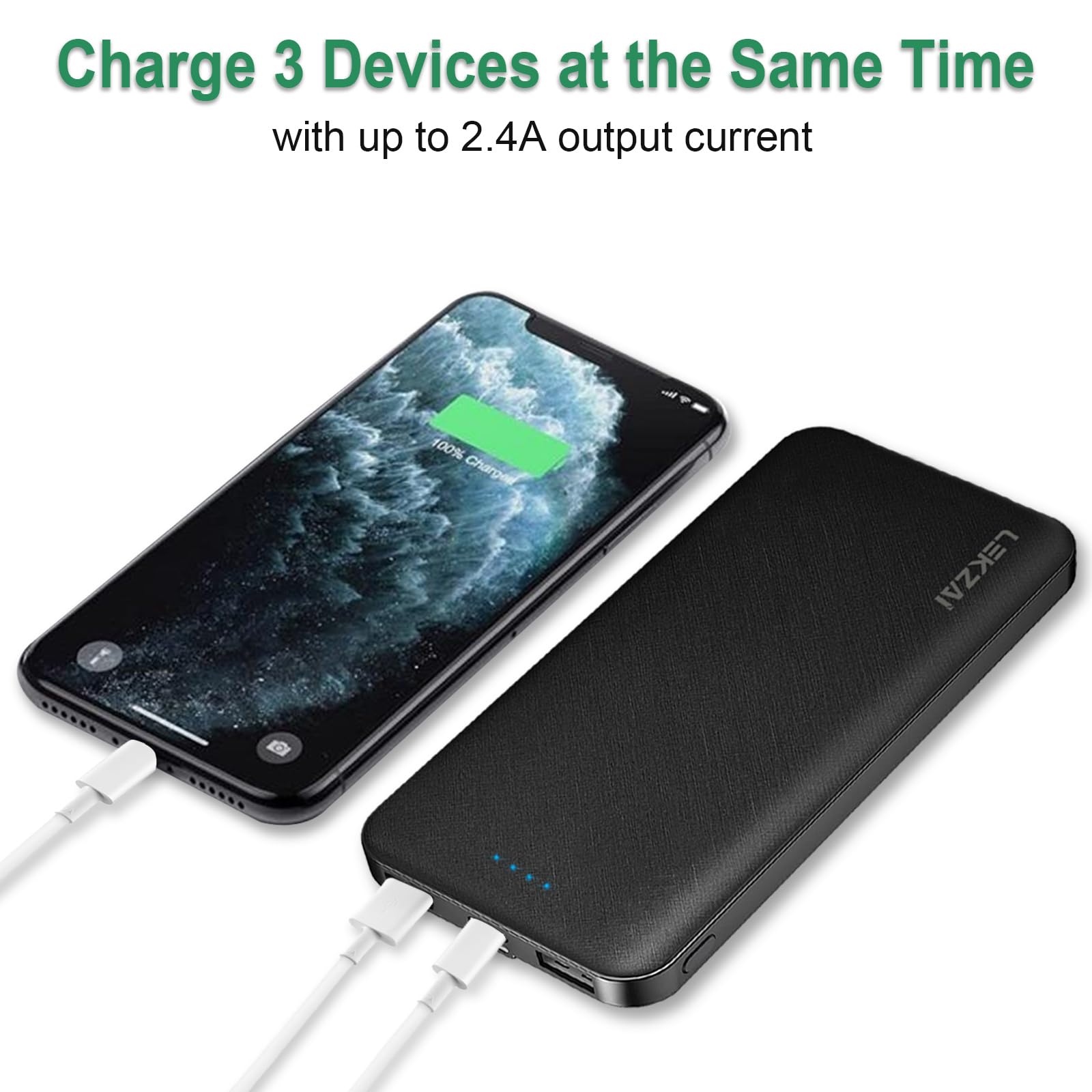 lekzai portable charger