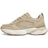 LUCKY STEP Women Fashion Sneakers Platform Walking Shoes | Casual Dad Shoes Non-Slip Athletic Street Mesh Chunky Sneakers for Women