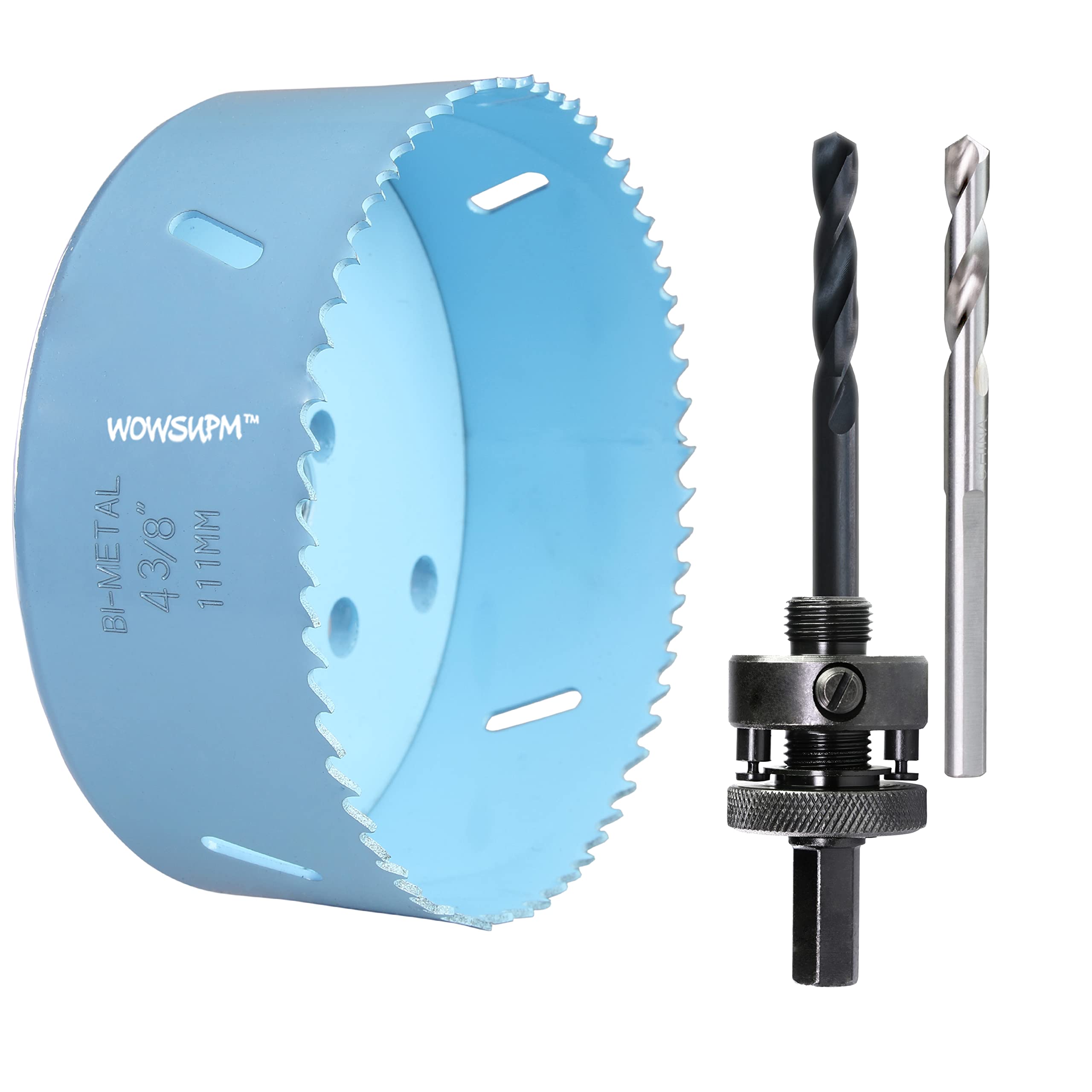 WowSupM 111 mm HSS Bi Metal Hole Saw cutter for Wood Metal โ image 1
