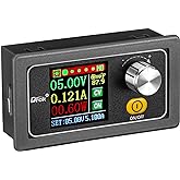DROK Adjustable Voltage Regulator DC, Buck Boost Converter 6.0V-36V 9v 12v to DC 0.6-36V 24v 5A Power Supply Panel, Constant 