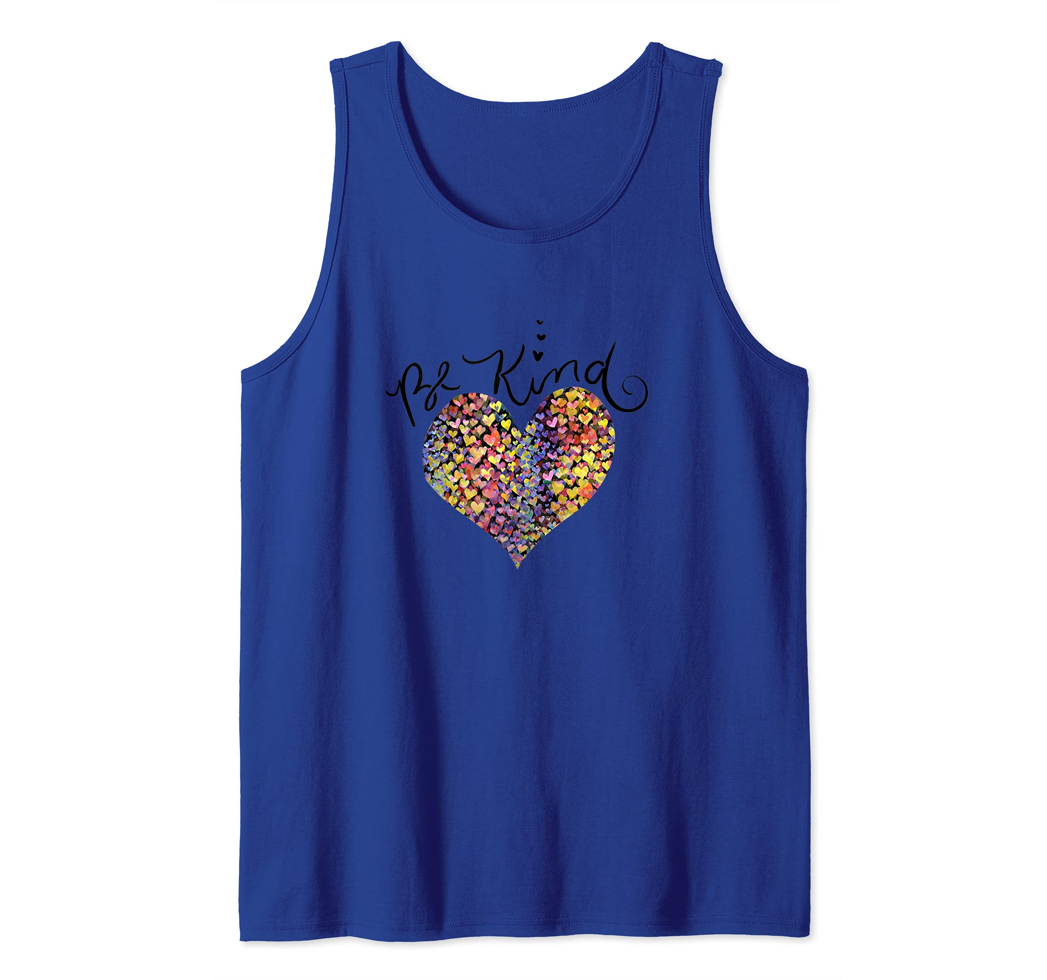 Be Kind Rainbow Heart Tank Top