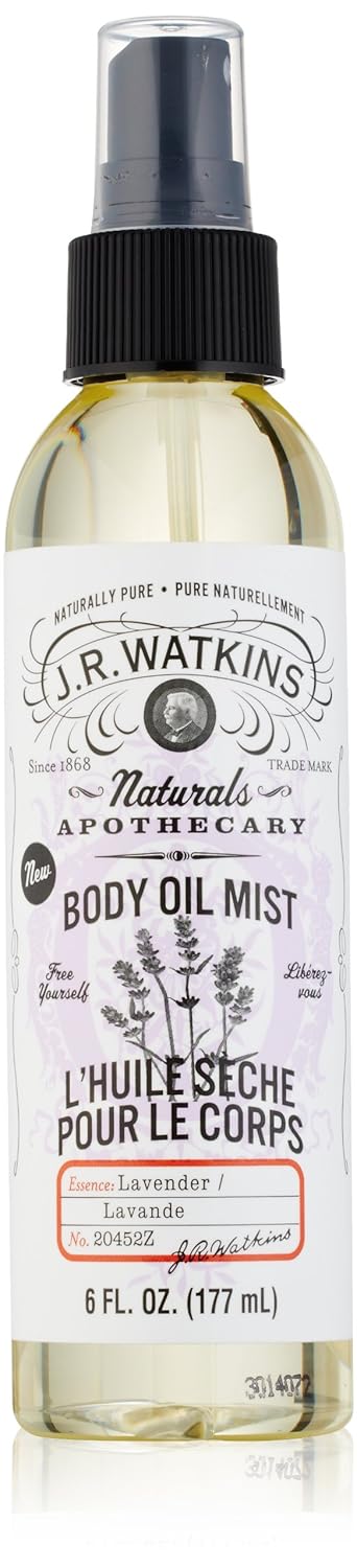 J R Watkins Lavender Body Oil Mist, 6 Fluid Ounce
