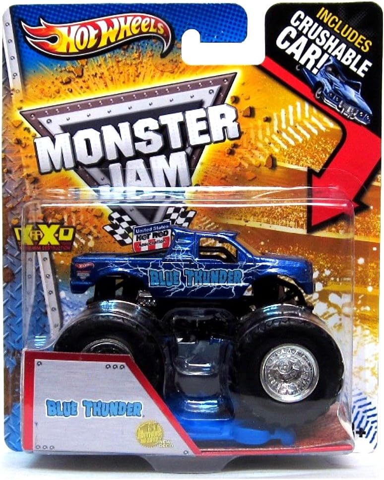 hot wheels monster jam blue thunder