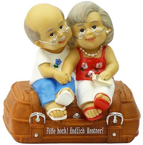 Spardose zum Renteneintritt als Abschiedsgeschenk für Kollegen und Freunde zum Eintritt in den Ruhestand Geschenk für Rentner