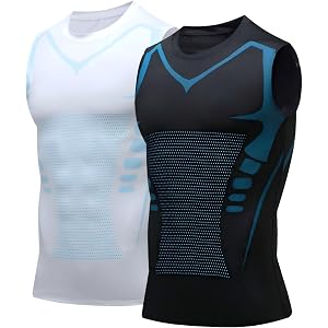 Mens Compression Shirts, Feel the Power of Confidence, Energy & Strength, Cool and Comforting