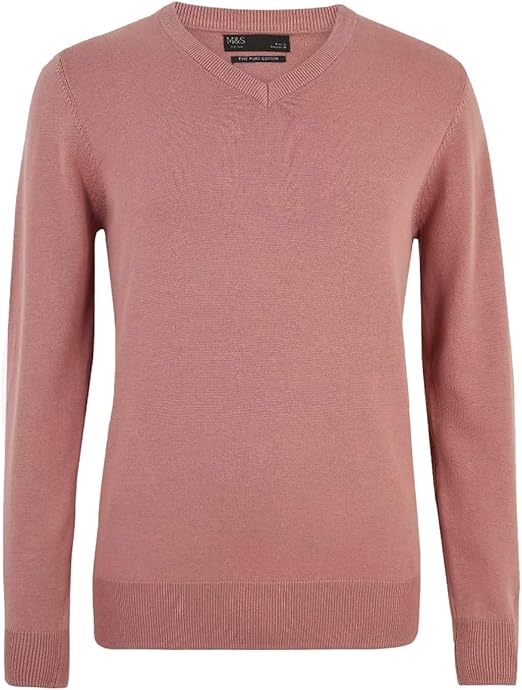 pullover baumwolle v ausschnitt