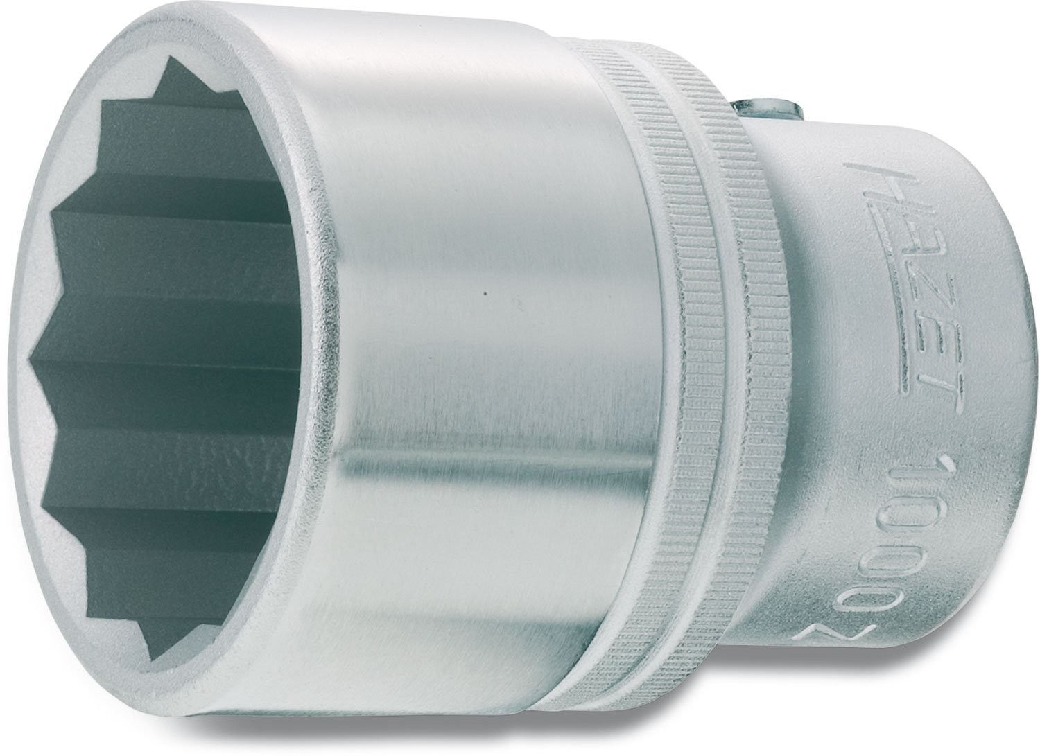 HAZET 1000Z-46 73 mm 12-Point Profile Socket - Chrome-Plated/Polished