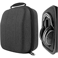 Geekria Shield Case for Large-Sized Over-Ear Headphones, Replacement Protective Hard Shell Travel Carrying Bag with Cable Sto