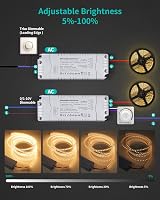 REYLAX LED Driver 12V Dimmable Triac 40W 3.33A Constant Voltage 240V view 5