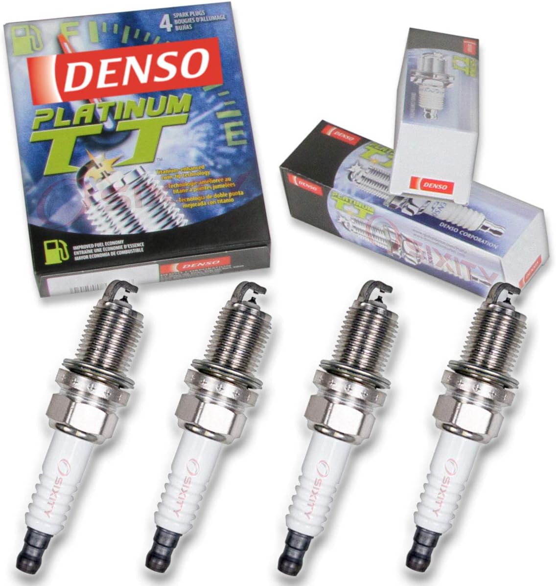 4 pc Denso Platinum TT Spark Plug for Toyota Celica 2.0L 2