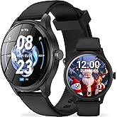 DIVElink Smart Watch, HD Smartwatch for Men Women (Answer/Make Calls), Fitness Watch with 100+ Sport Modes, IP68 Waterproof/Heart Rate/Sleep Monitor, Activity Trackers for iOS/Android