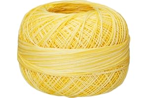 Handy Hands Lizbeth Size 80 HH80170 Cotton Thread, Pineapple Parfait
