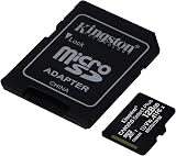 Kingston Canvas Select Plus 128GB microSD Card Class 10 UHS-I SD Adapter view 2