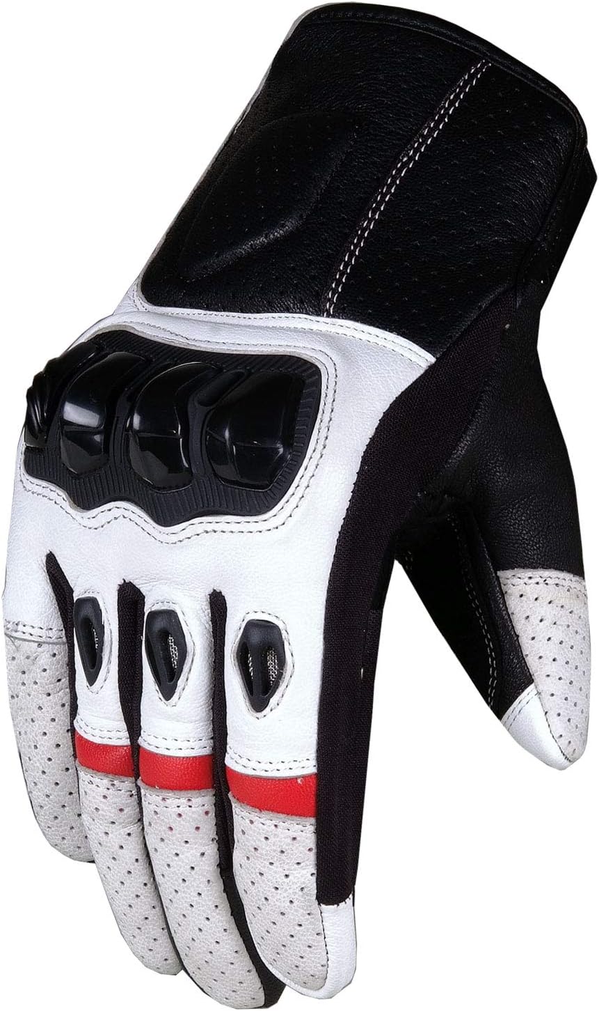 Men Motorcycle Protective Premium Leather Street Cruiser