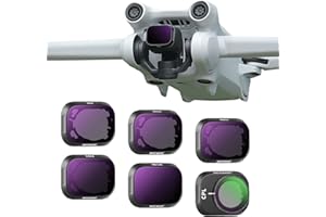 NEEWER ND Filter Set Compatible with DJI Mini 3/Mini 3 Pro, 6 Pack CPL ND8 ND16 ND32 ND64 ND128 Neutral Density Filter Drone 