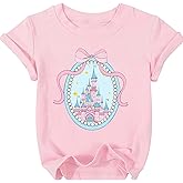 Magical Shirt for Girls Magic Kingdom Graphic Tshirt Cute Family Vacation Kids Short Sleeve Tops