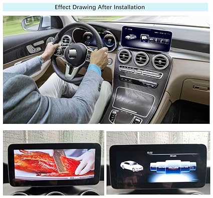 1025 Car Touch Screen For Mercedes Benz C Glc Class W205 2014 2019 Ntg50 8 Core 4gb Ram 64gb Rom Blue Ray Anti Glare Screen Android Gps Navigation