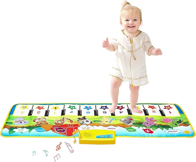 Kids Piano Mat, Music Mat Dance Mats Touch Play Mats Floor Keyboard