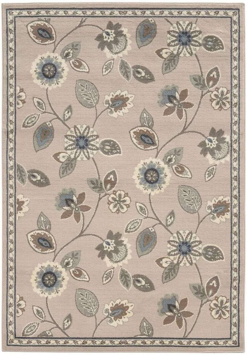 Oriental Weavers Brentwood 501j Stone/Blue Rug