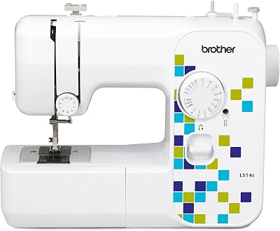 Brother LS14S Metal Chassis Sewing Machine 14 Stitch LED Light 4 Step Buttonhole
