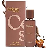 KHADLAJ PERFUMES Celeste Toffee 100ml La Fede for Women -Gourmand Truffle Cream with Notes of Caramel Coffee - Honey Vanilla Perfume Spray
