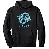 Pisces Zodiac Sign Astrology Symbol Birthday Horoscope Pullover Hoodie