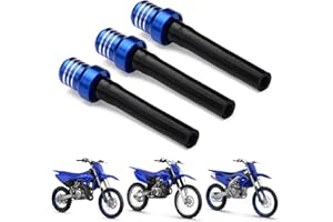 USTPO Dirt Bike Gas Cap Vent Hose 3 Pcs Fuel Tank Valve Tube Breather CNC Universal for 50-450cc YZ YZF TTR PW DRZ YFZ ATV Dirt Pit Bike Blue