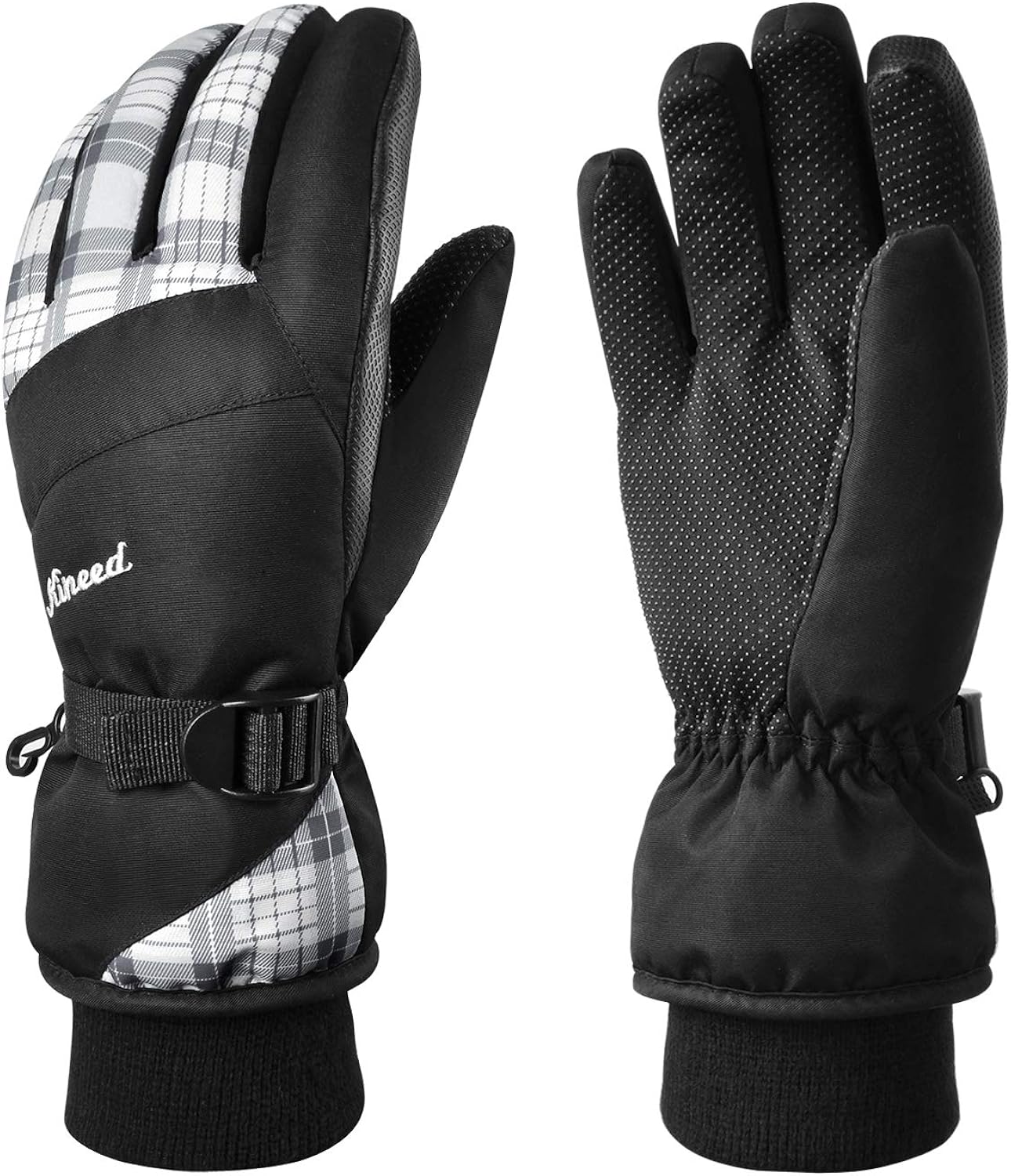 KINEED Waterproof Ski Gloves Touchscreen 3M Thinsulate Winter Warm Snow Gloves for Women Youth : Sports & Outdoors