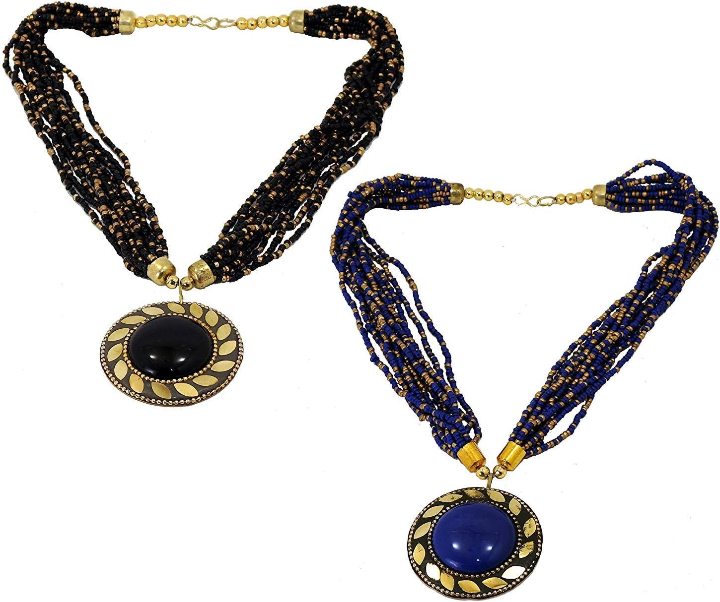 VAGHBHATT Fashion Tibetan Beads Necklace for Women and Girls