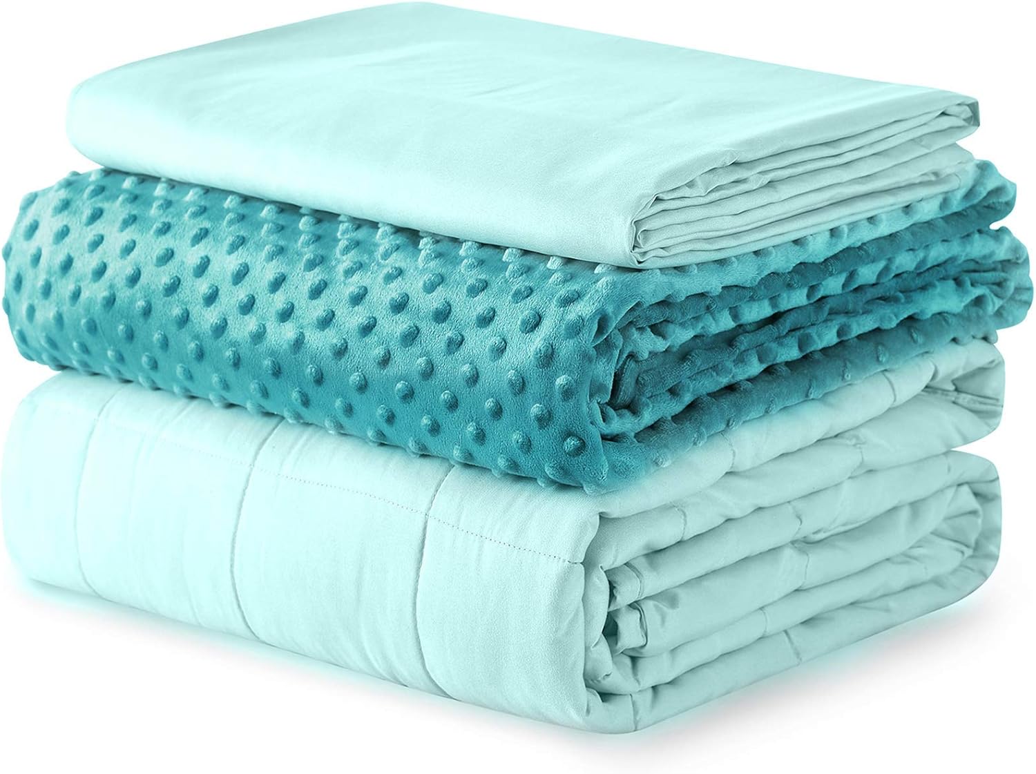 YnM Weighted Blanket and Duvet Covers — Hot and Cold Duvet