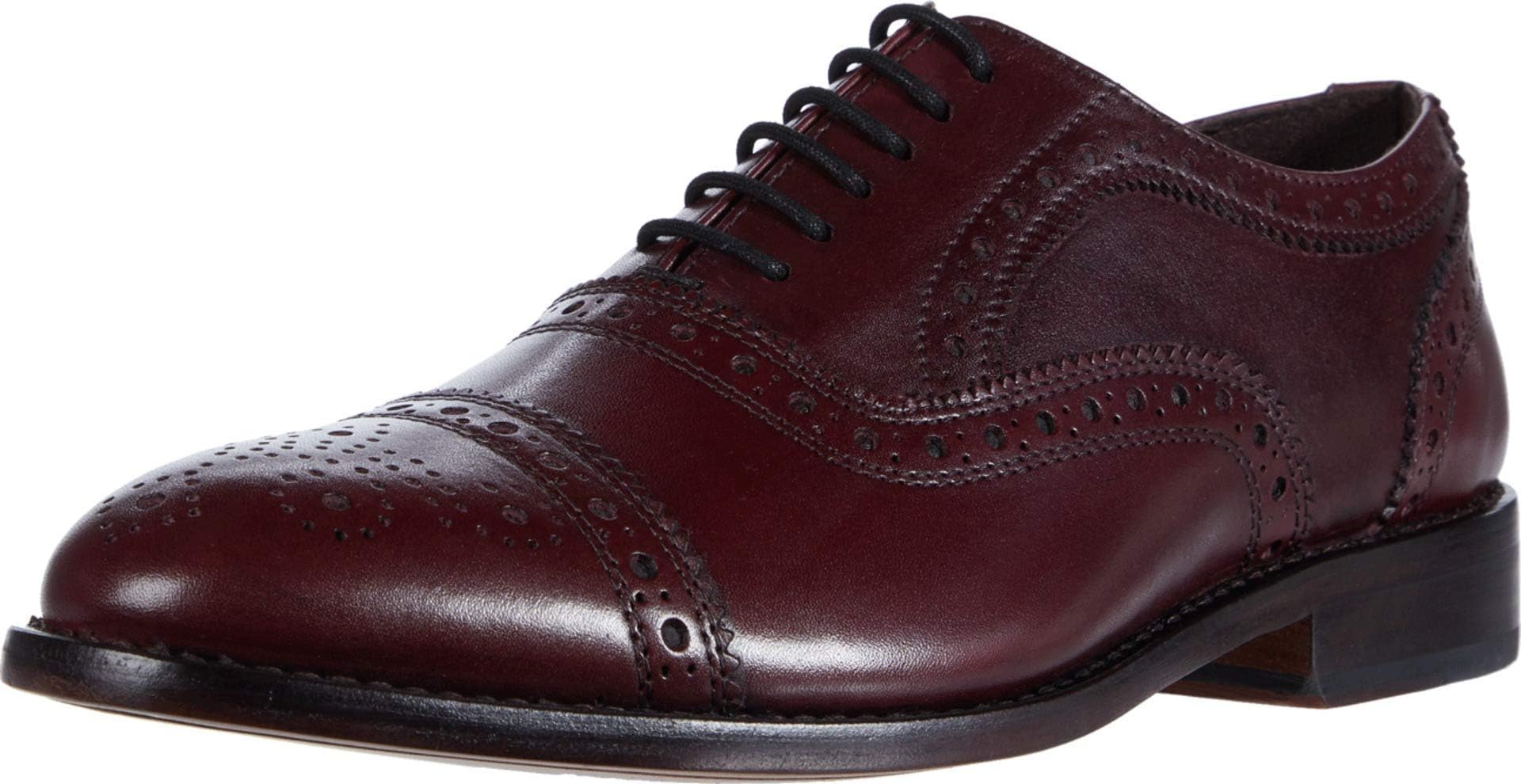 Anthony VeerFord Quarter Brogue Shoes for Men | Lace-up | Goodyear Welt Construction | Recraftable Leather Outsole