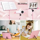CAHAYA Sheet Music Stand Metal Portable with Carrying Bag CY0194-1 Pink view 7