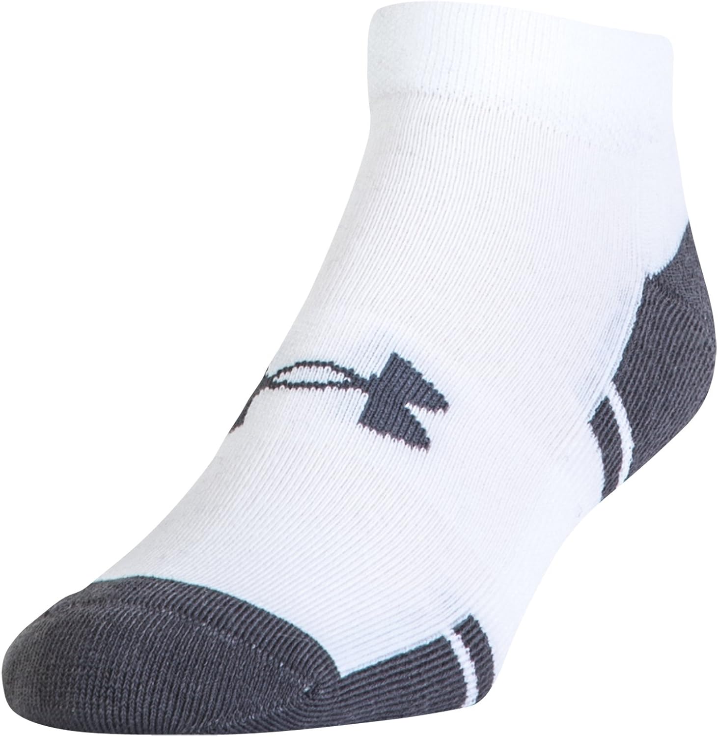 Under Armour Youth Resistor 3.0 Low Cut Socks , Black/Graphite (6-Pairs) , Shoe Size: Youth 13.5K-4Y: Clothing