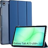 CoBak PU Leather Smart Case for Samsung Galaxy Tab A11 Plus 11in 2025 Blue