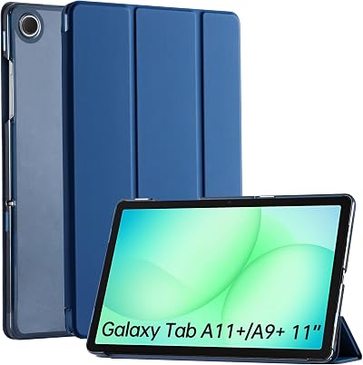 CoBak PU Leather Smart Case for Samsung Galaxy Tab A11 Plus 11in 2025 Blue