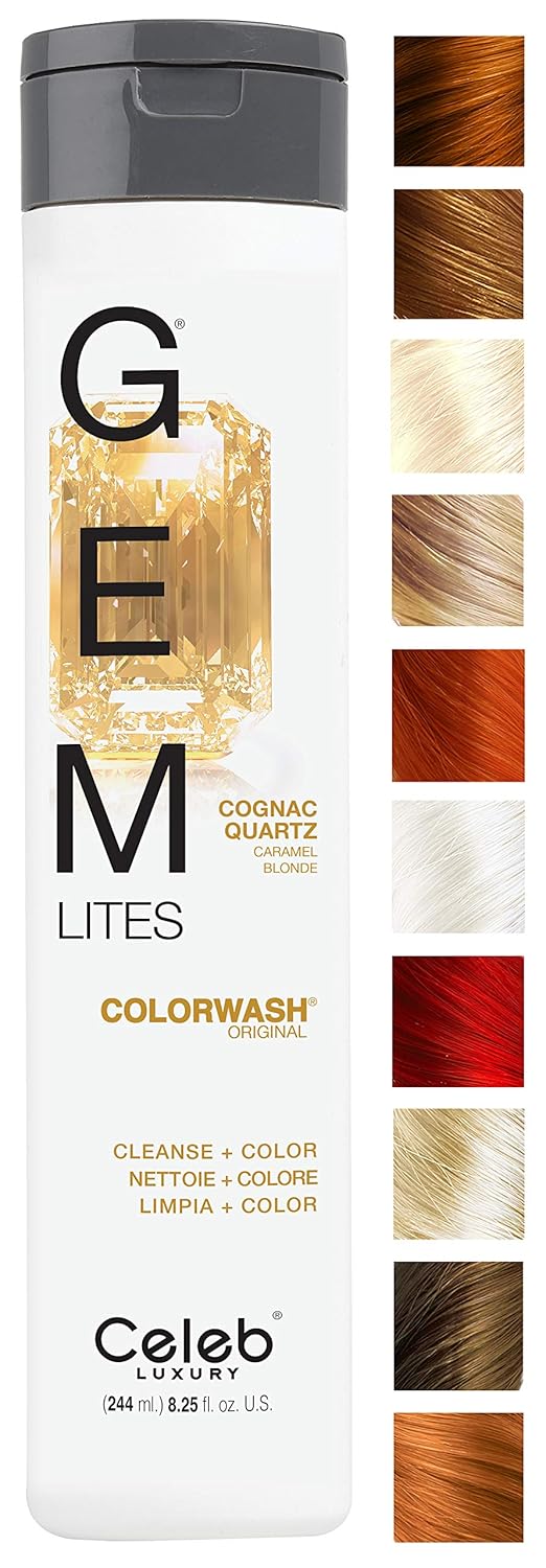 Celeb Luxury Gem Lites Colorwash Cognac Quartz Caramel Blonde Color