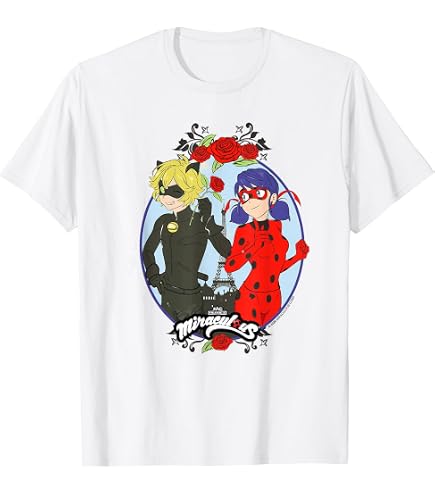 Amazon.com: Miraculous Collection Cat Noir Badge T-Shirt Small
