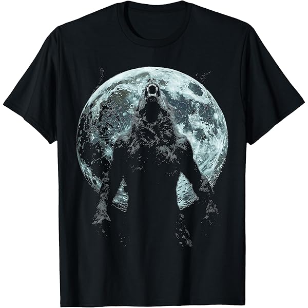 Amazon.com: Full Moon Werewolf T-Shirt : Clothing, Shoes & Jewelry