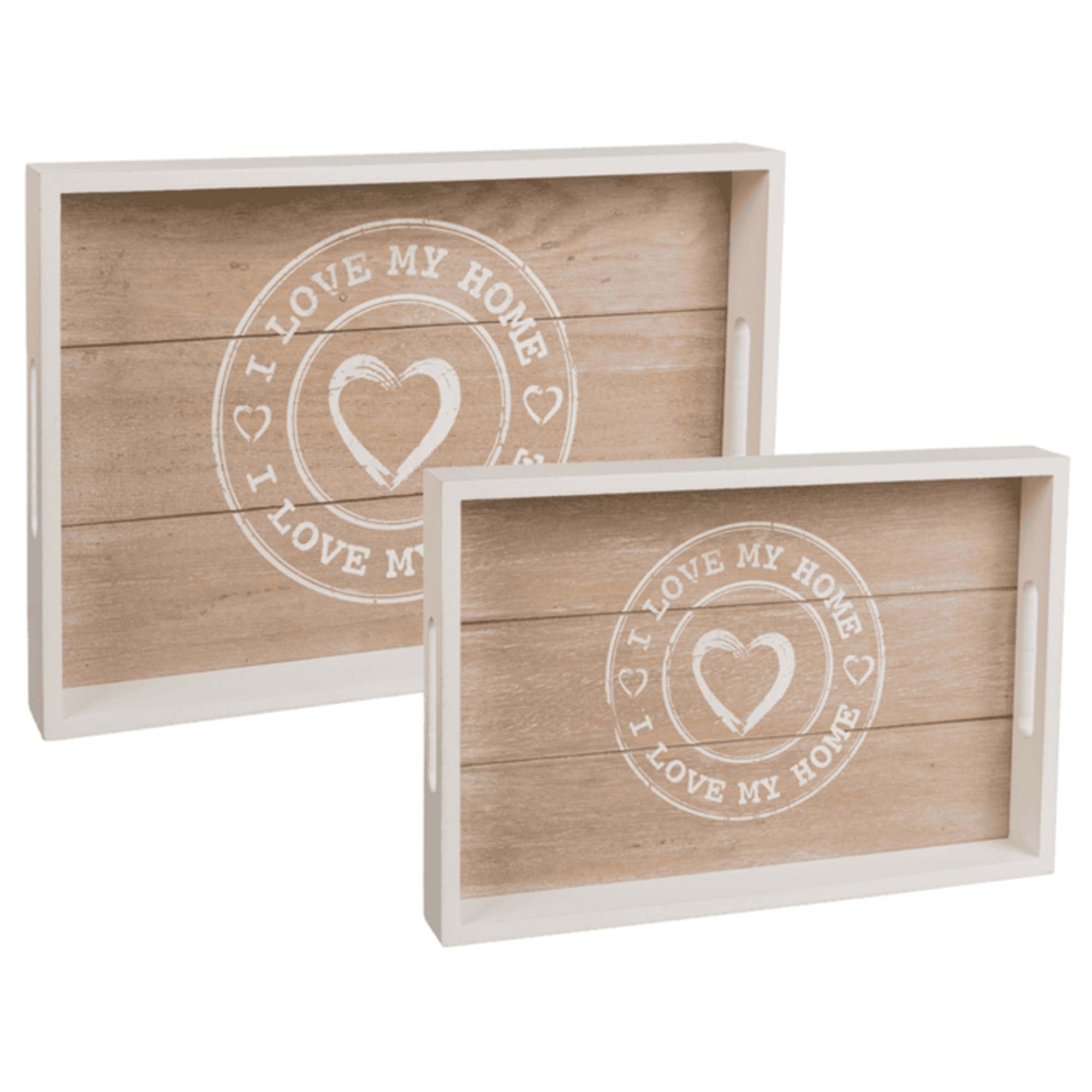OOTB Wooden Tray Set of 2