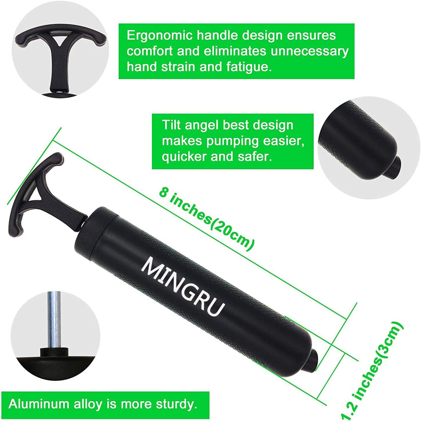 Ball Pump for Basketball Soccer, Volleyball, Rugby, Water Polo ball & Other Inflatables Air Pump - Image 4