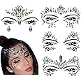 Festival Clothing Rave Accessories Face Jewels Gems Stickers Carnival Mermaid Costume Glitter